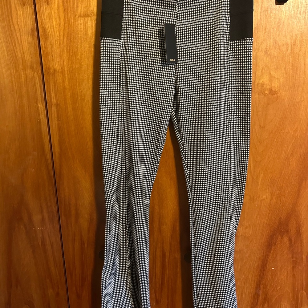 Shinestar Monochrome Houndstooth Trousers
